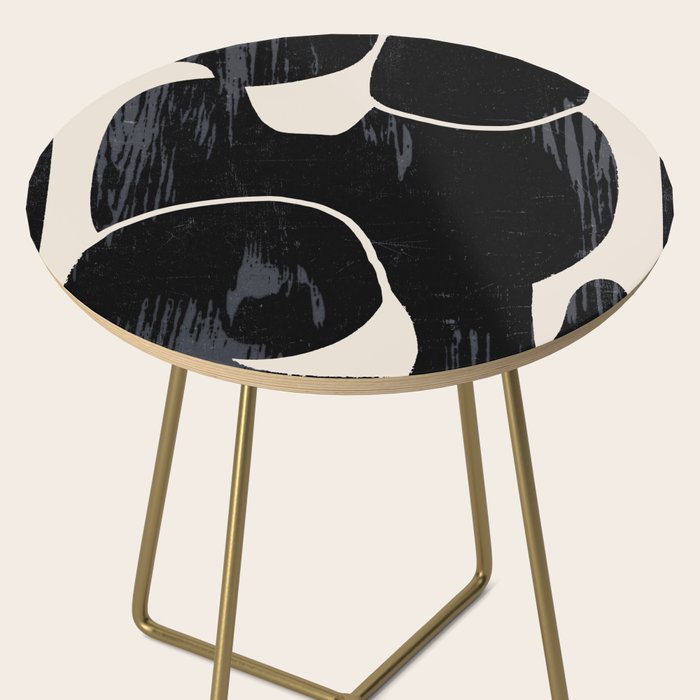 Modern Abstract Art Cat Side Table Gallery Image 2