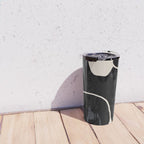 Modern Abstract Art Cat Travel Mug Gallery Image 4