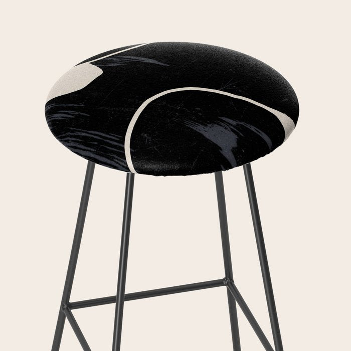 Modern Abstract Art Cat Stool Gallery Image 2