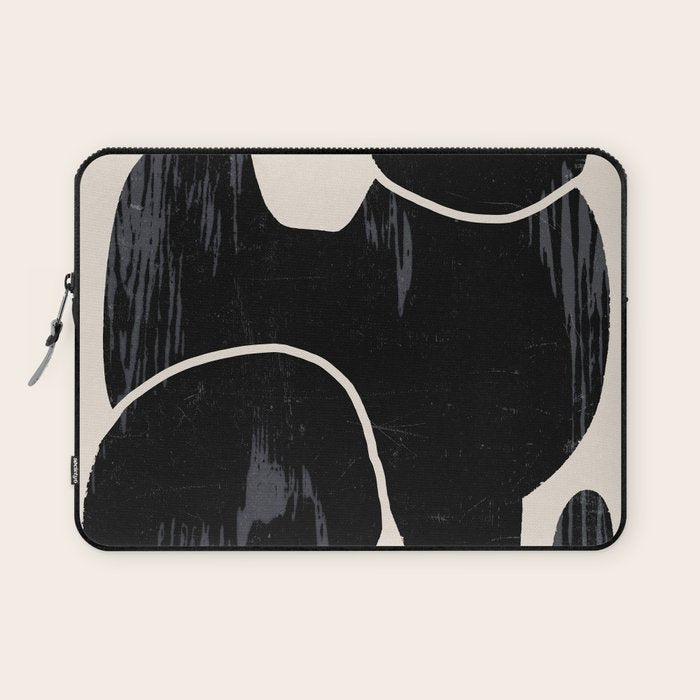 Modern Abstract Art Cat Laptop Sleeve Gallery Image 1