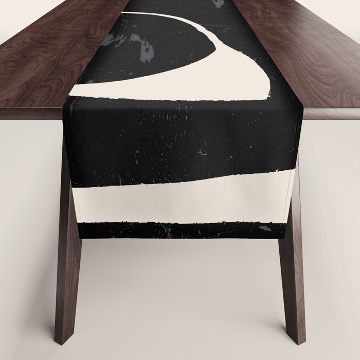 Modern Abstract Art Cat Table Runner Gallery Image 1