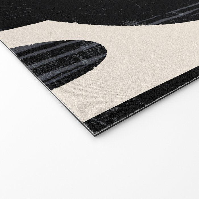 Modern Abstract Art Cat Welcome Mat Gallery Image 2