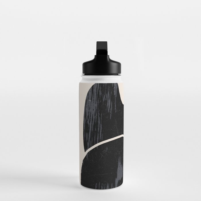 Modern Abstract Art Cat Water Bottle Gallery Image 3