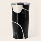 Modern Abstract Art Cat Travel Mug Gallery Image 1