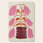 Pink dropping flower pottery   Cutting Board Gallery Image 1