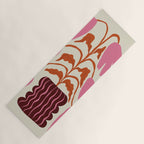 Pink dropping flower pottery   Yoga Mat Gallery Image 1