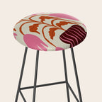 Pink dropping flower pottery   Stool Gallery Image 2