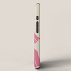 Pink dropping flower pottery   iPhone Case Gallery Image 2