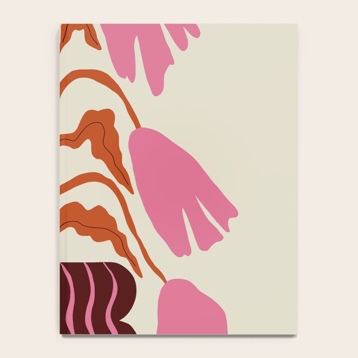 Pink dropping flower pottery   Notebook Gallery Image 4
