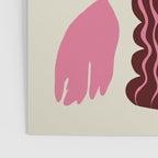 Pink dropping flower pottery   Poster Gallery Image 3
