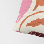 Pink dropping flower pottery   Pillow Sham Gallery Image 4