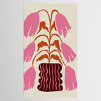 Pink dropping flower pottery   Tablecloth Gallery Image 2