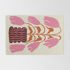 Pink dropping flower pottery   Rug Gallery Image 2