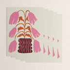 Pink dropping flower pottery   Wrapping Paper Gallery Image 3