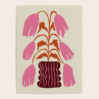 Pink dropping flower pottery   Poster Gallery Image 4