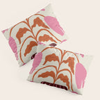 Pink dropping flower pottery   Pillow Sham Gallery Image 3