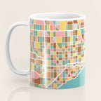 Chicago Map Art Coffee Mug Gallery Image 3