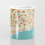 Chicago Map Art Coffee Mug Gallery Image 4