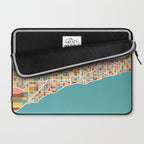 Chicago Map Art Laptop Sleeve Gallery Image 2