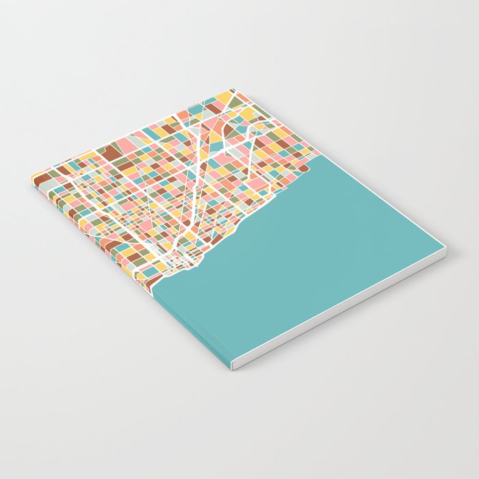 Chicago Map Art Notebook Gallery Image 2