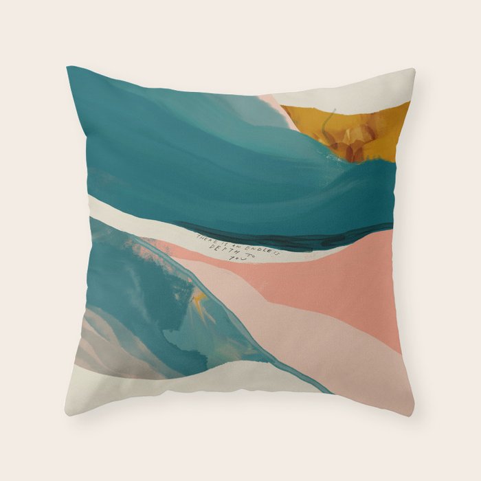 "There Is An Endless Depth To You."  Throw Pillow Gallery Image 1
