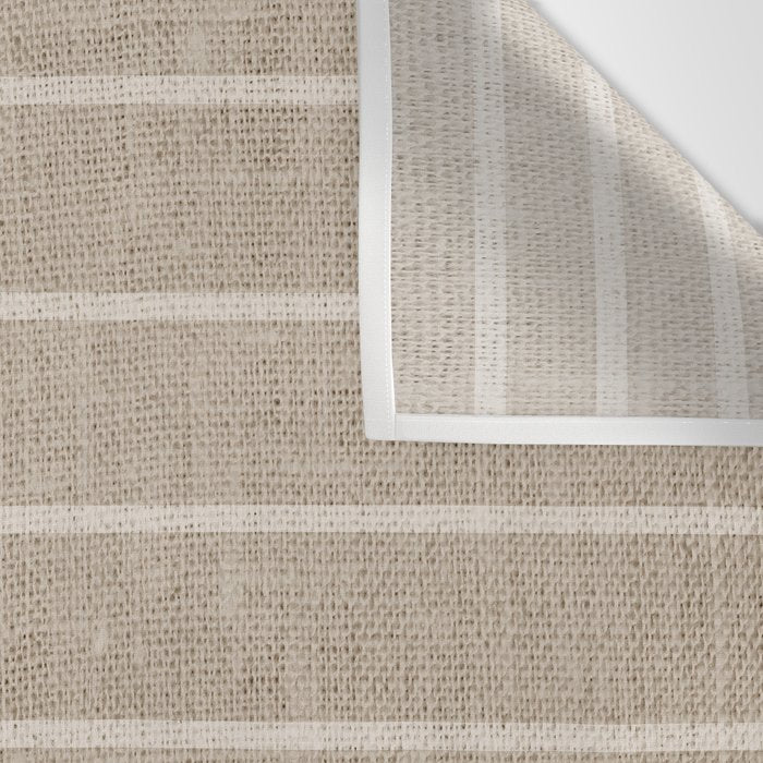 Boho Minimal Neutral Stripes Pattern Wall Tapestry Gallery Image 3