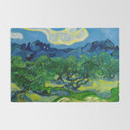 Olive Trees by Vincent Van Gogh Oil Painting Rug Gallery Image 2