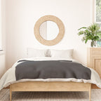 Black & White Minimalist Abstract Shapes Patterns Black Ink Painting Duvet Cover Gallery Image 3