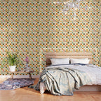 Vintage Checkerboard Pattern Wallpaper Gallery Image 3