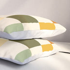 Vintage Checkerboard Pattern Pillow Sham Gallery Image 3