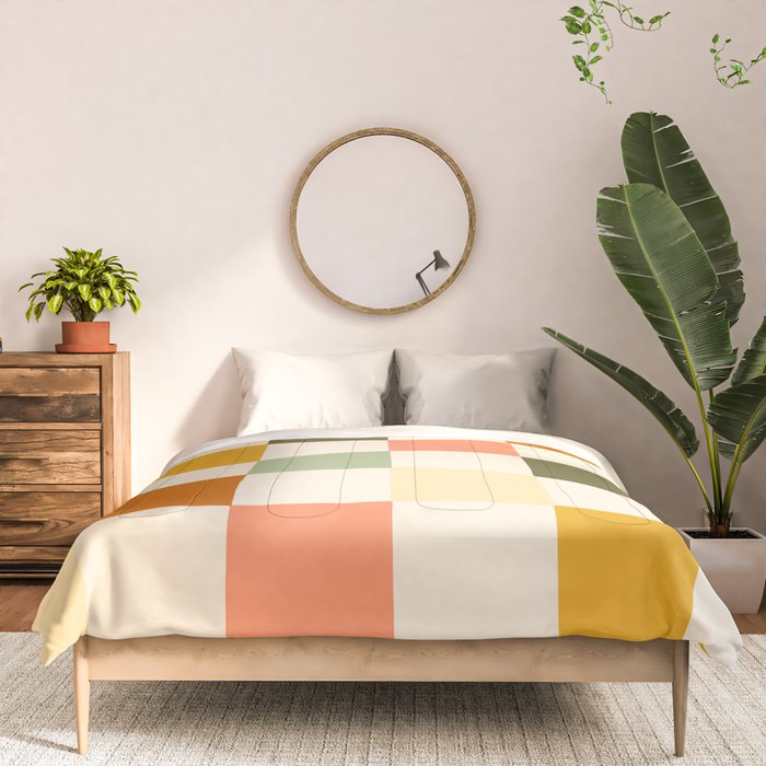 Vintage Checkerboard Pattern Comforter Gallery Image 3