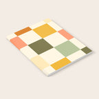 Vintage Checkerboard Pattern Notebook Gallery Image 2