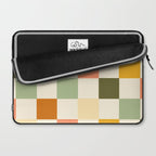 Vintage Checkerboard Pattern Laptop Sleeve Gallery Image 2