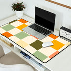Vintage Checkerboard Pattern Desk Mat Gallery Image 2