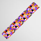 Geometric halloween mosaic pattern Table Runner Gallery Image 3