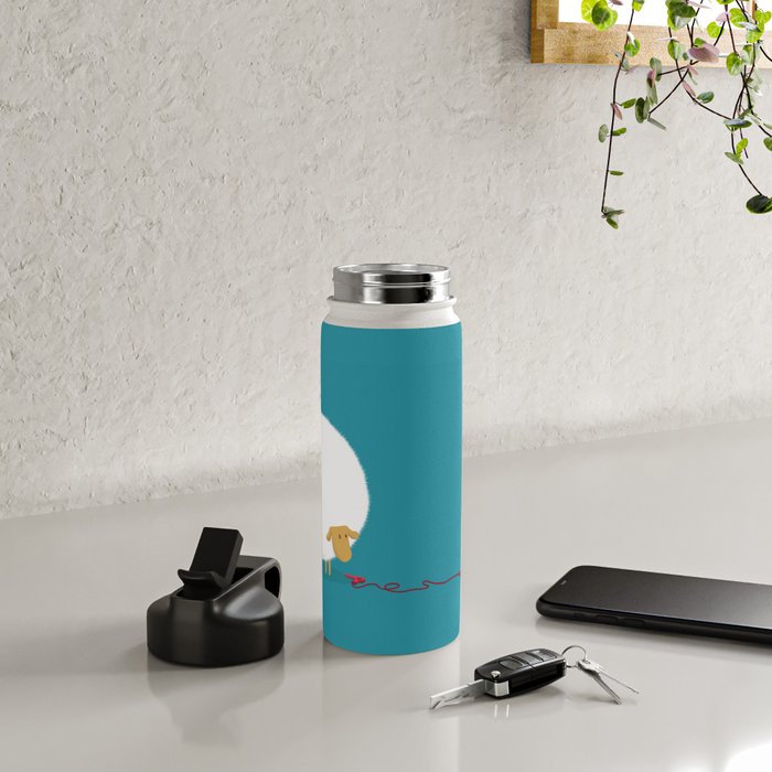 Fluffy Sheep Water Bottle Gallery Image 4