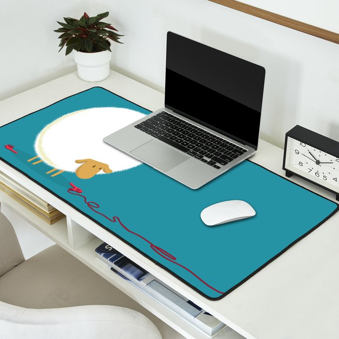 Fluffy Sheep Desk Mat Gallery Image 2