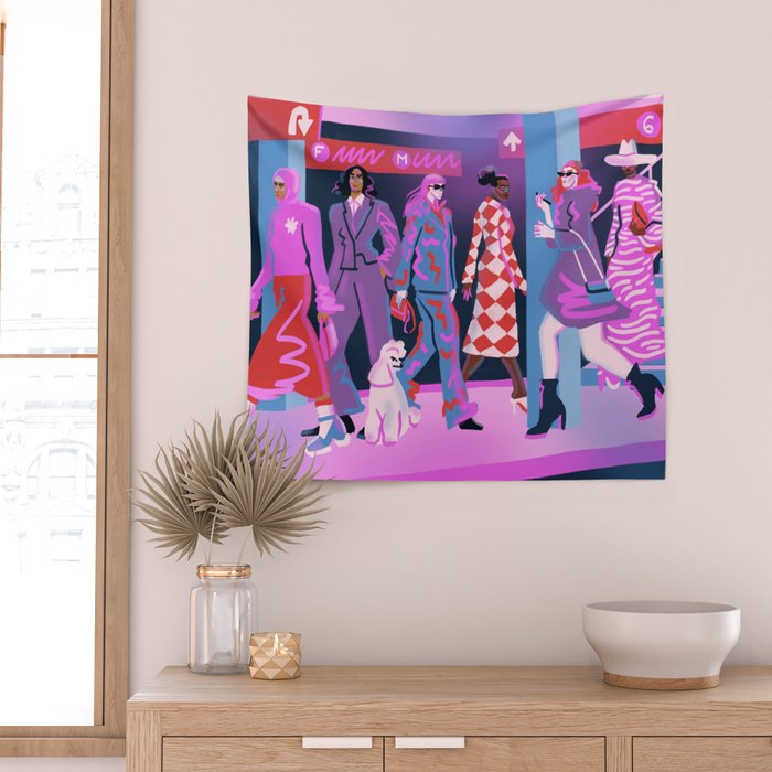 Rush Hour Wall Tapestry Gallery Image 2