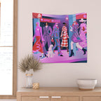 Rush Hour Wall Tapestry Gallery Image 2