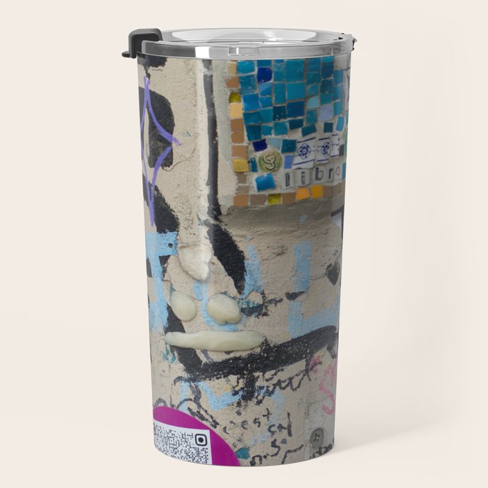 Letters on the wall Travel Mug Gallery Image 3