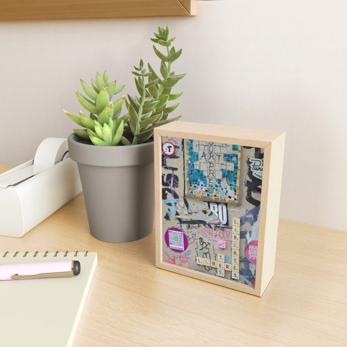 Letters on the wall Mini Art Print Gallery Image 2