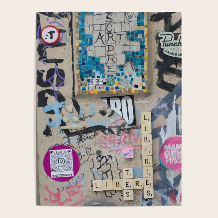 Letters on the wall Poster Gallery Image 1