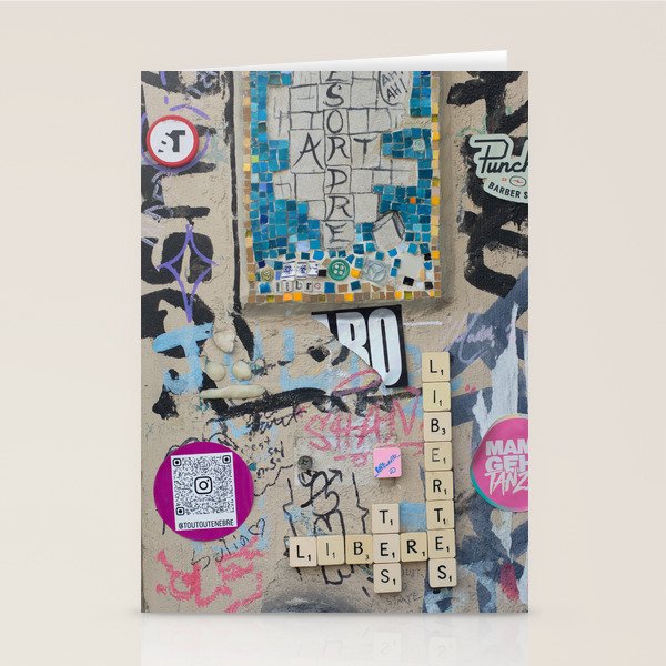 Letters on the wall Stationery Card Gallery Image 2