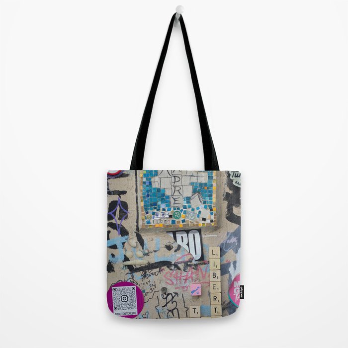 Letters on the wall Tote Bag Gallery Image 2