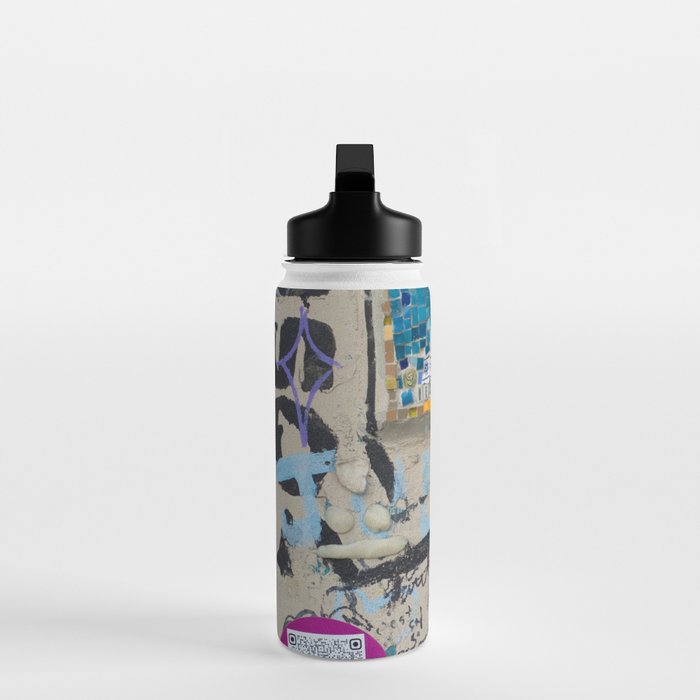 Letters on the wall Water Bottle Gallery Image 3