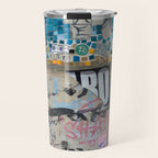 Letters on the wall Travel Mug Gallery Image 1