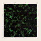 Emerald Green Tortoise Wood Wall Art Gallery Image 1