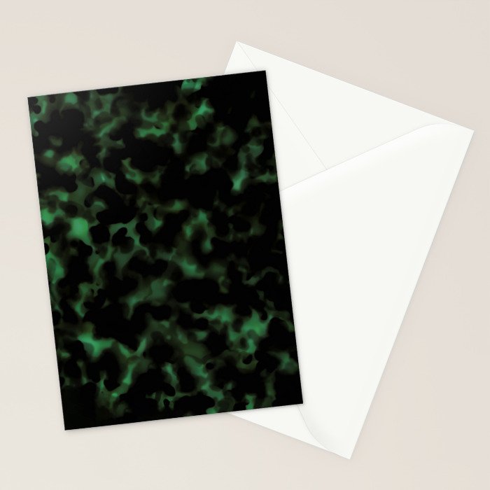 Emerald Green Tortoise Stationery Card Gallery Image 2