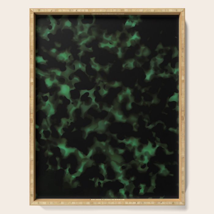 Emerald Green Tortoise Serving Tray Gallery Image 1