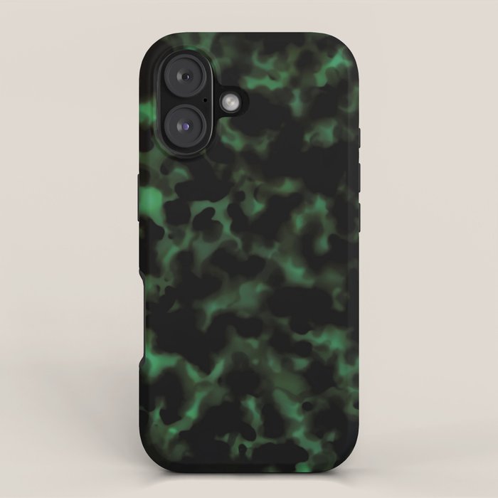 Emerald Green Tortoise iPhone Case
